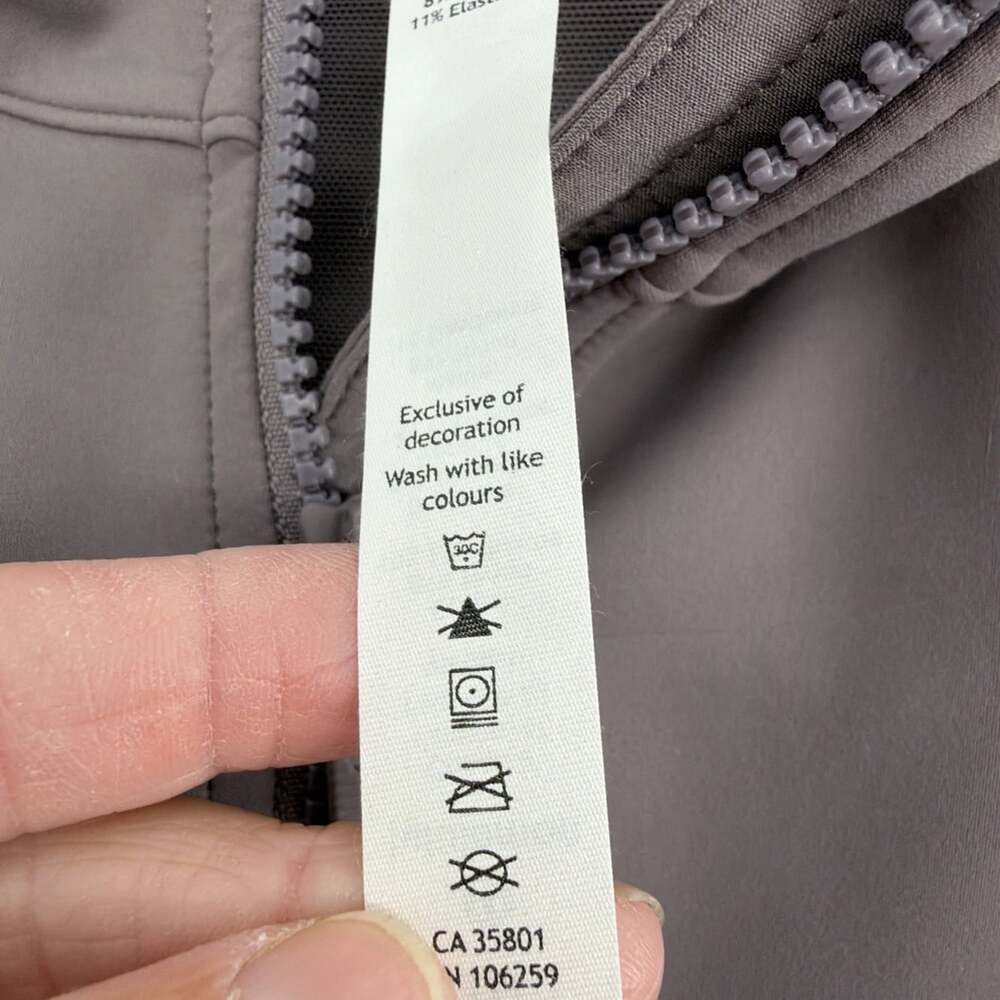 Lululemon Women’s Day Maker Full Zip Hoodie LNRR Lunar Rock Size 10 - Picture 11 of 15